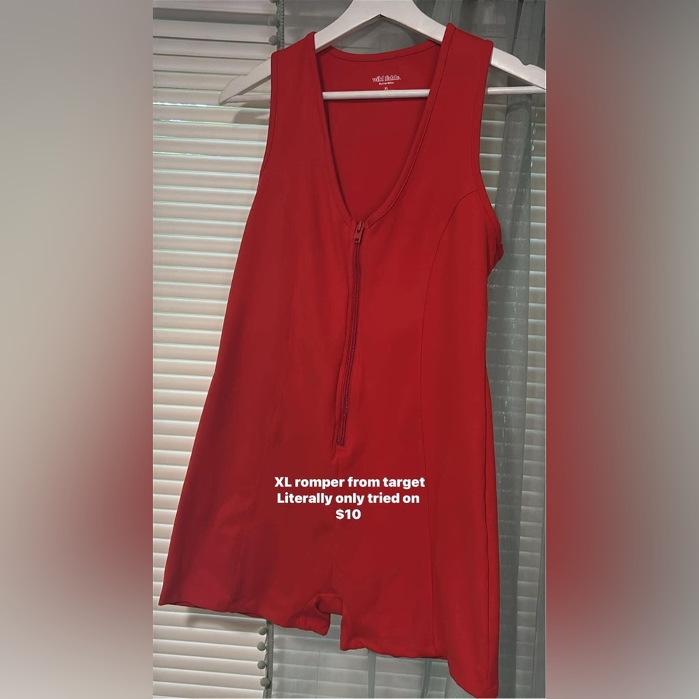 Wild Fable Red Romper